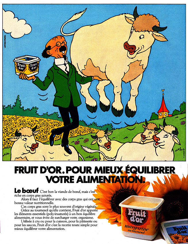 Publicité Fruit d'or 1983