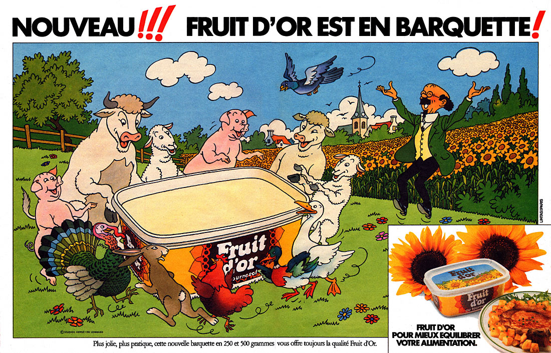 Publicité Fruit d'or 1984