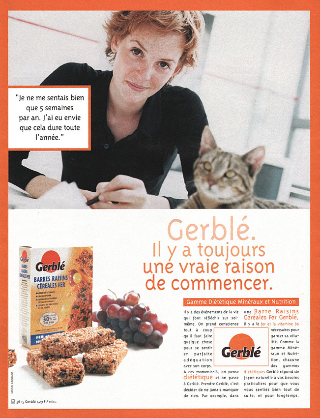 Publicité Gerbl 1999