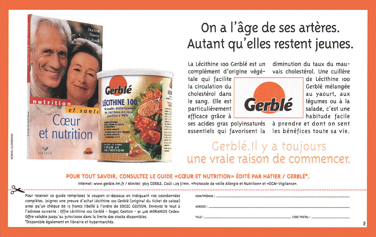 Publicité Gerbl 1999