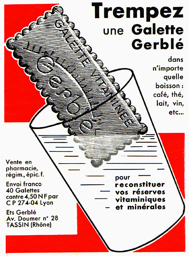Publicité Gerbl 1961