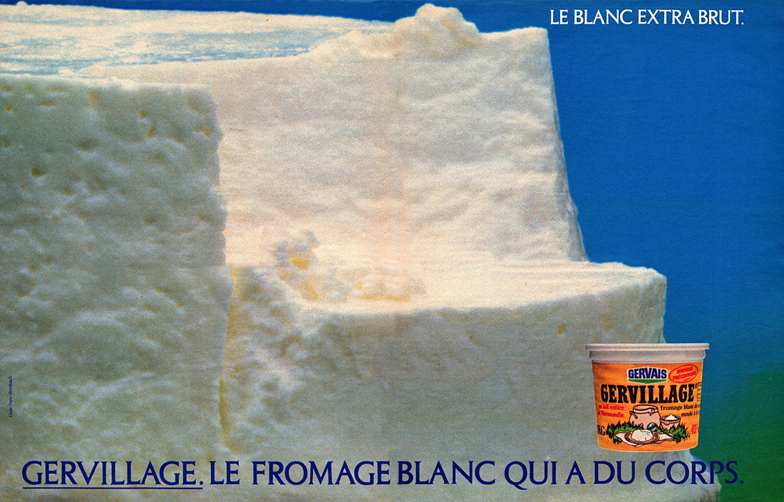 Publicité Gervais 1984