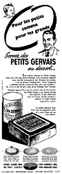 Publicit Gervais 1956