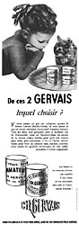 Publicit Gervais 1959