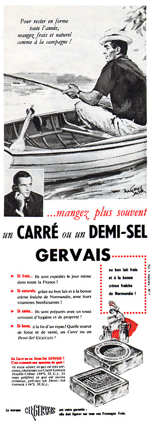Publicité Gervais 1962