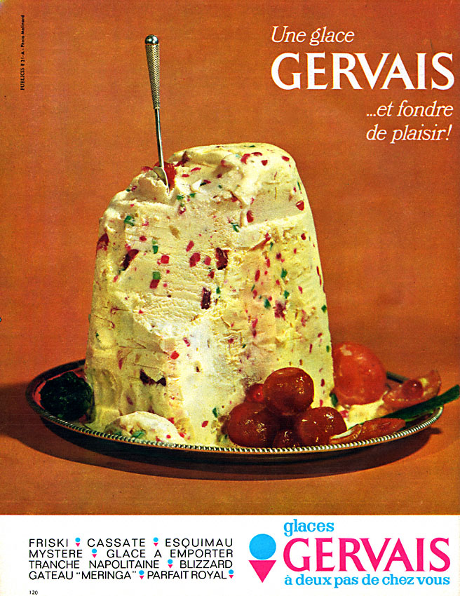 Publicité Gervais 1963