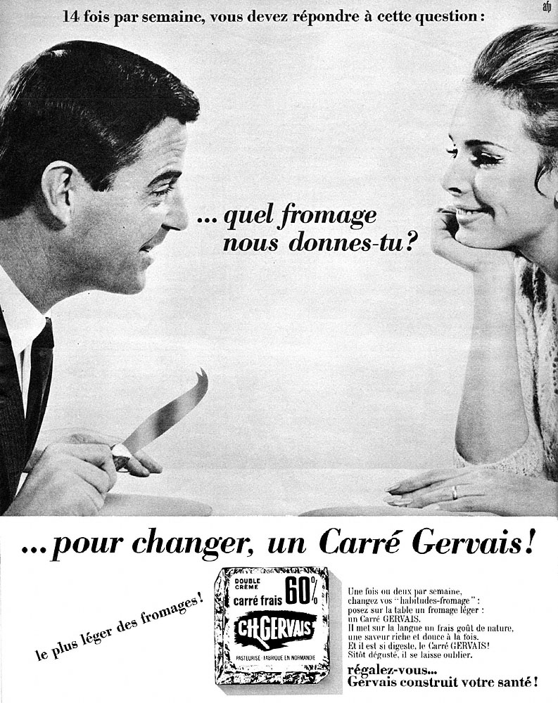 Publicit� Gervais 1965