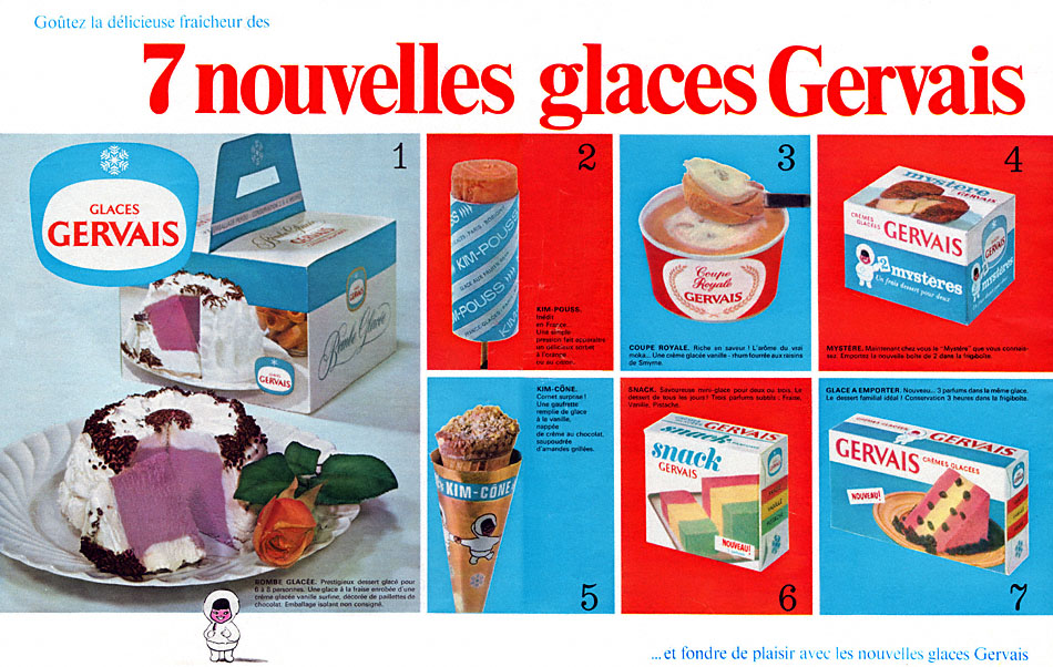 Publicité Gervais 1965