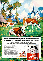 Publicit Gloria 1959