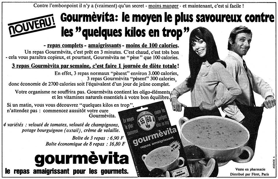 Publicité Gourmvita 1972