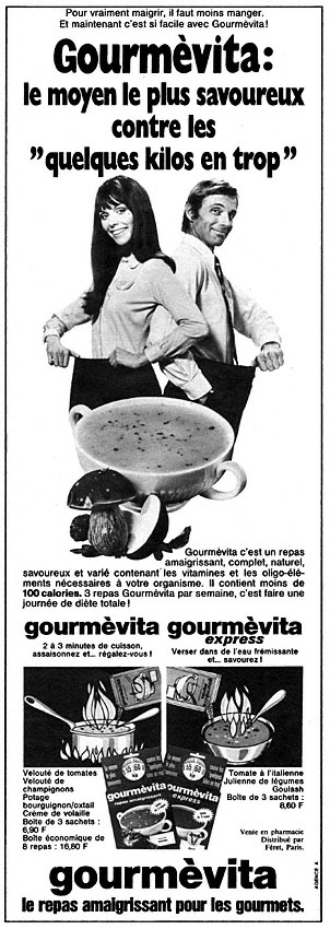 Publicité Gourmvita 1972