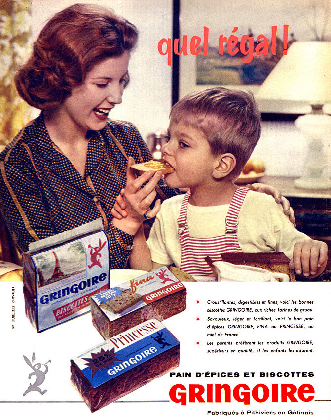 Publicité Gringoire 1957