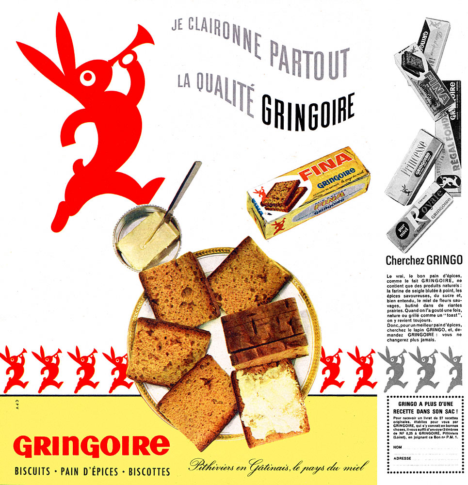 Publicité Gringoire 1962