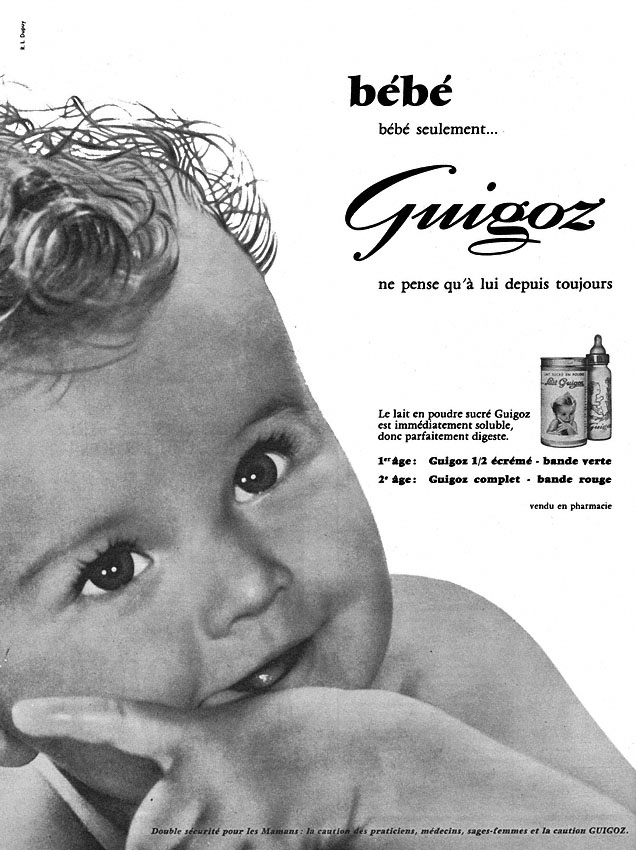 Publicité Guigoz 1962