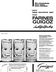 Publicit Guigoz 1962