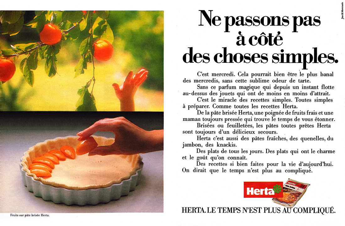 Publicité Herta 1985