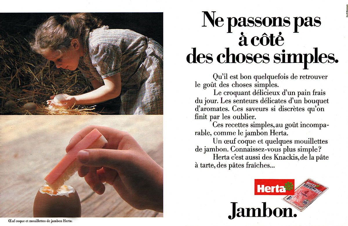 Publicité Herta 1988