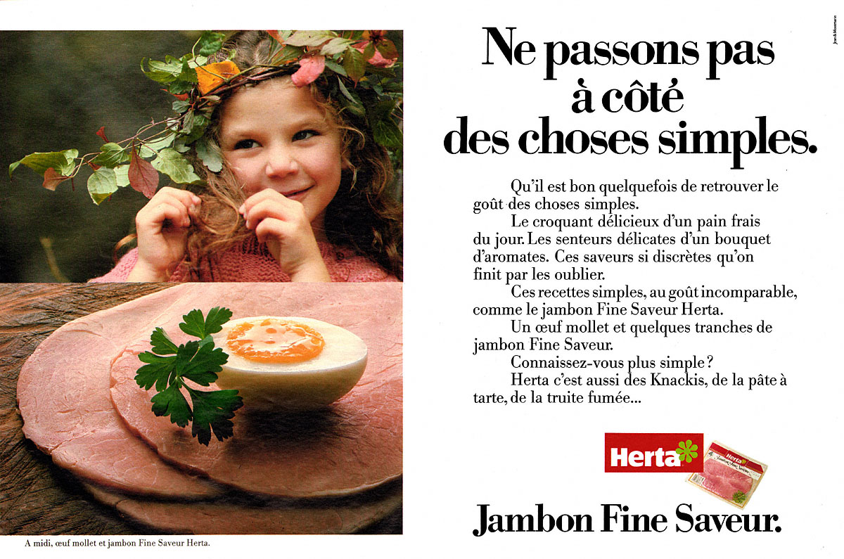 Publicité Herta 1989