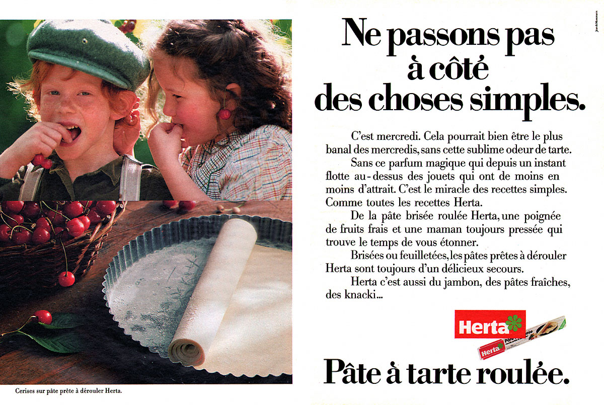 Publicité Herta 1990