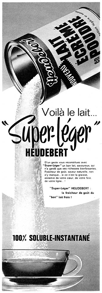 Publicité Heudebert 1961