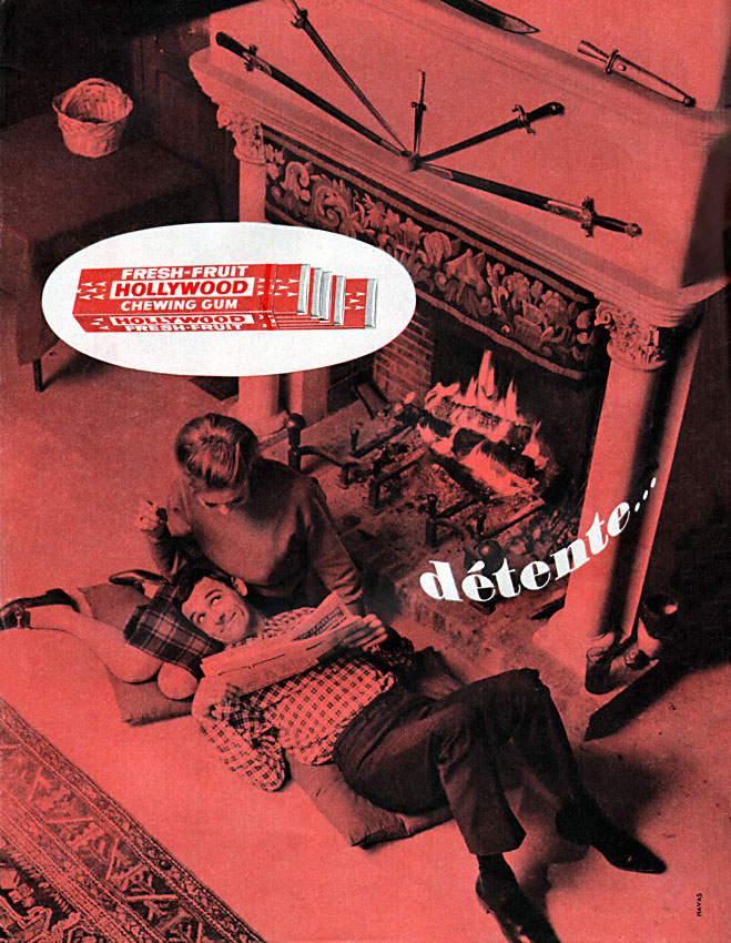 Publicité Hollywood 1963