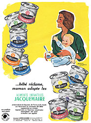 Publicité Jacquemaire 1957