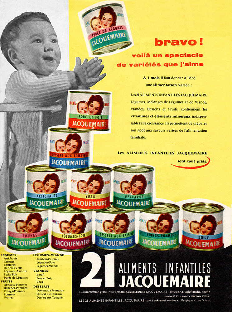 Publicité Jacquemaire 1959