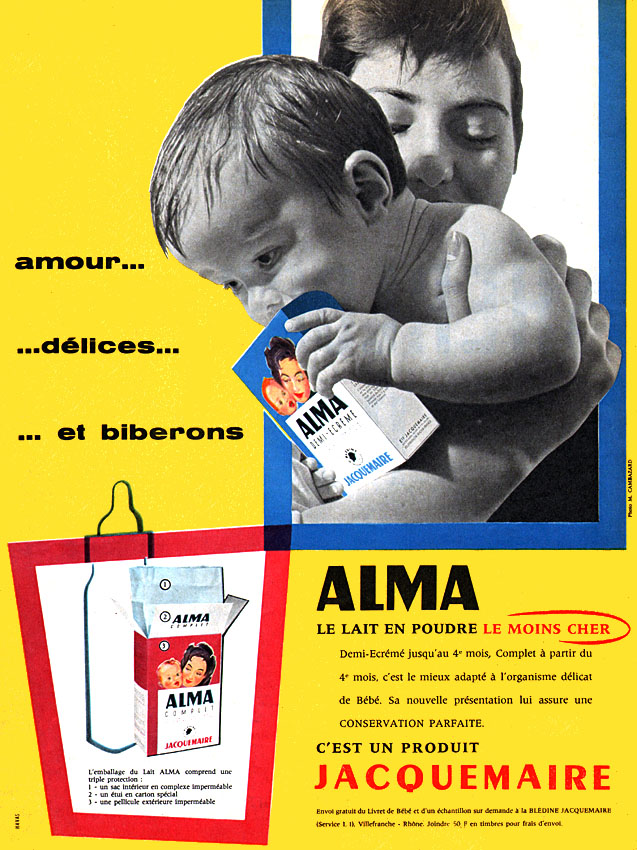 Publicité Jacquemaire 1959