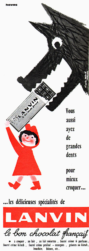 Publicité Lanvin 1961