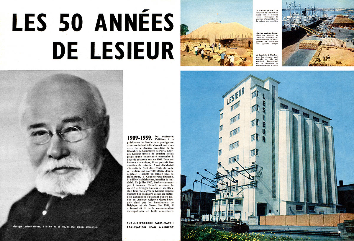 Publicité Lesieur 1959