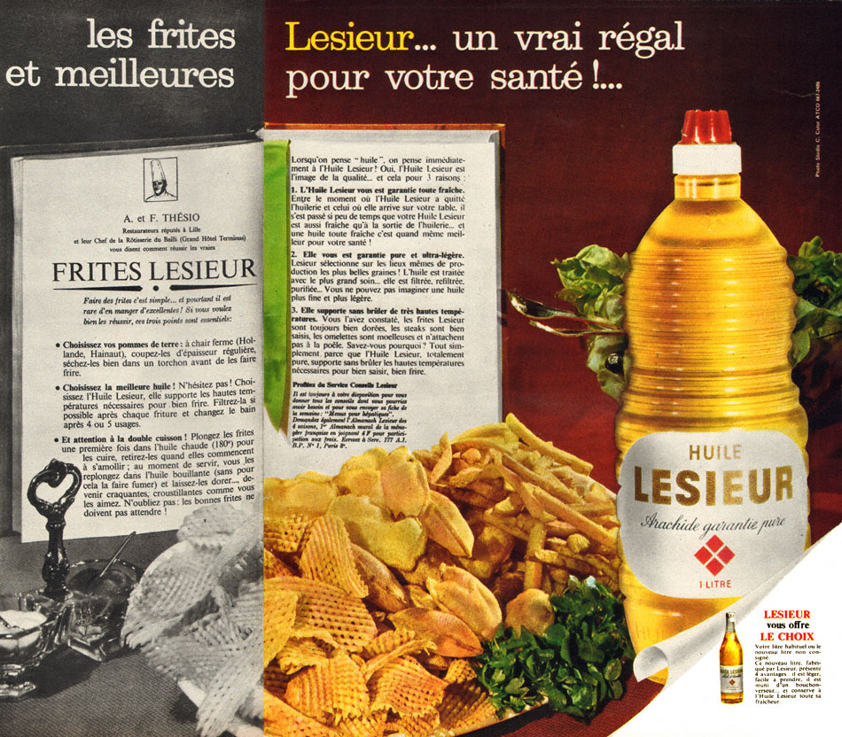 Publicité Lesieur 1963