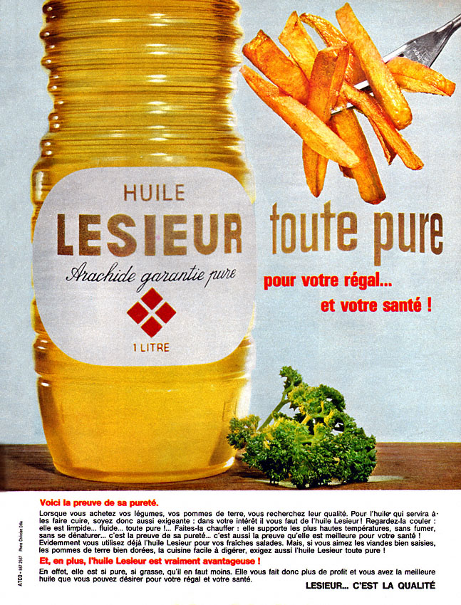 Publicité Lesieur 1964