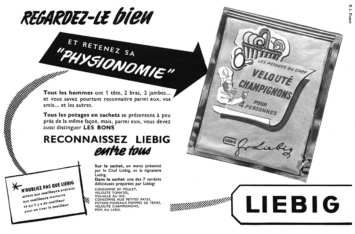 Publicité Liebig 1953