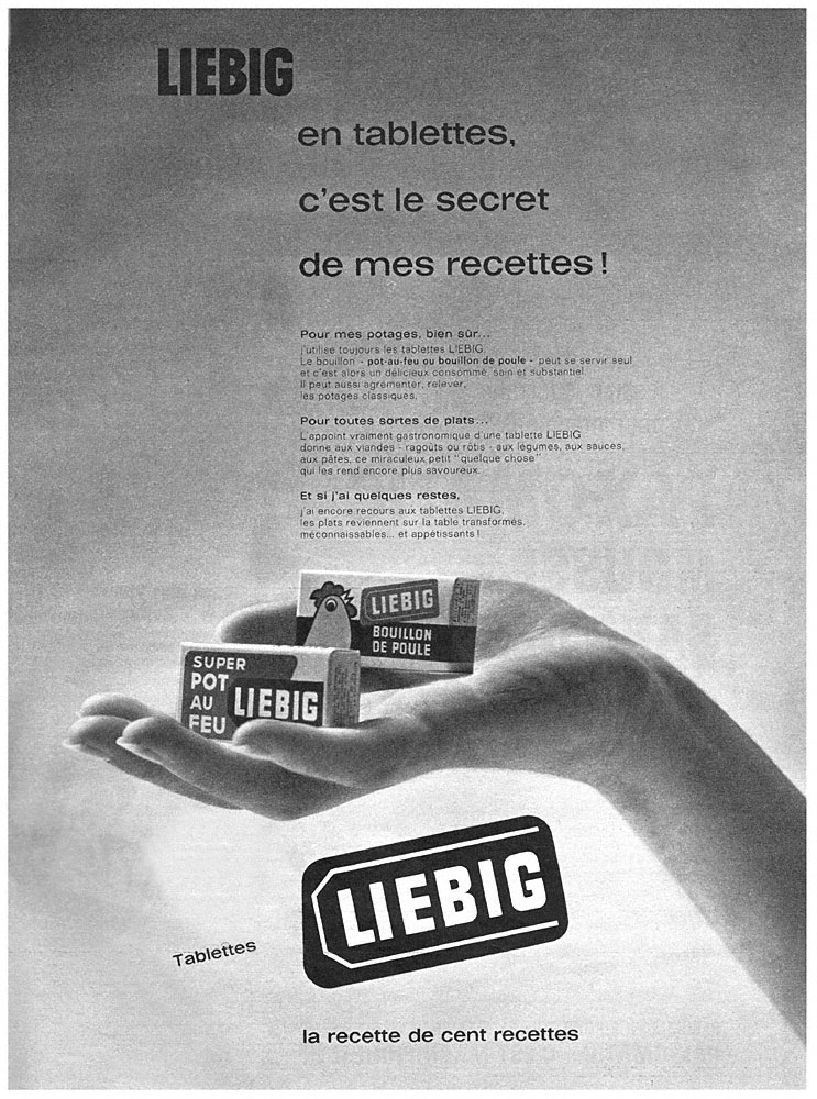 Publicité Liebig 1962
