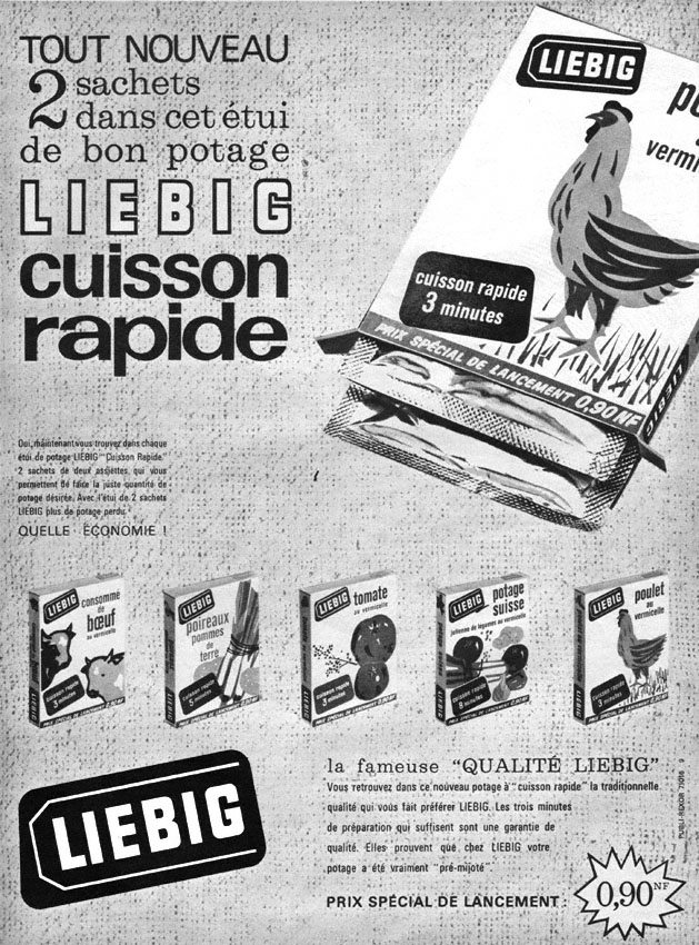 Publicité Liebig 1962