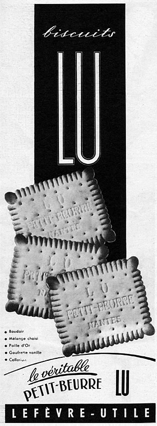 Publicité Lu 1953