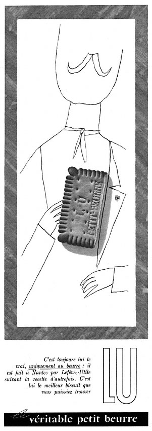 Publicité Lu 1957