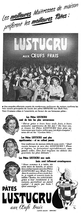 Publicité Lustucru 1951