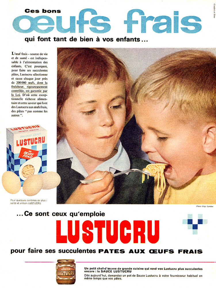 Publicité Lustucru 1962