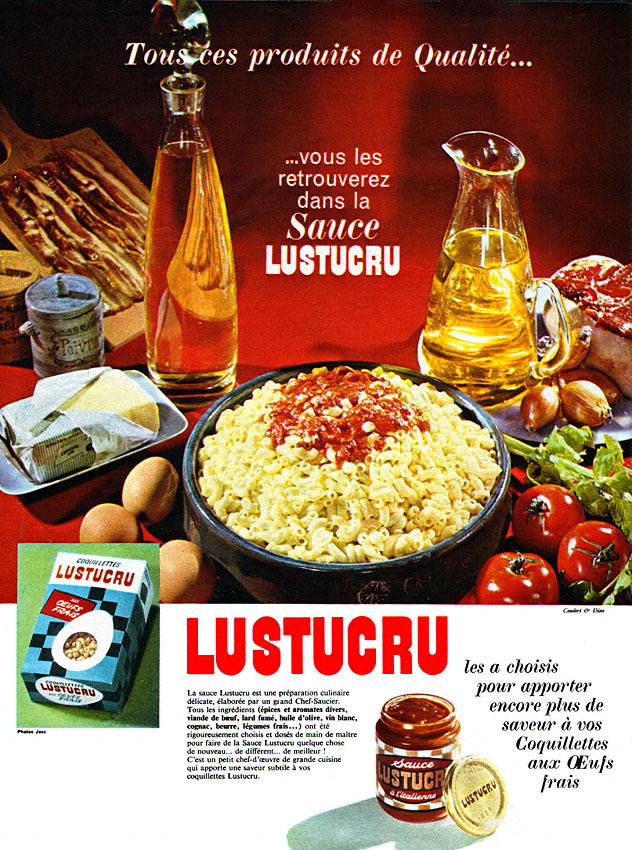Publicité Lustucru 1964