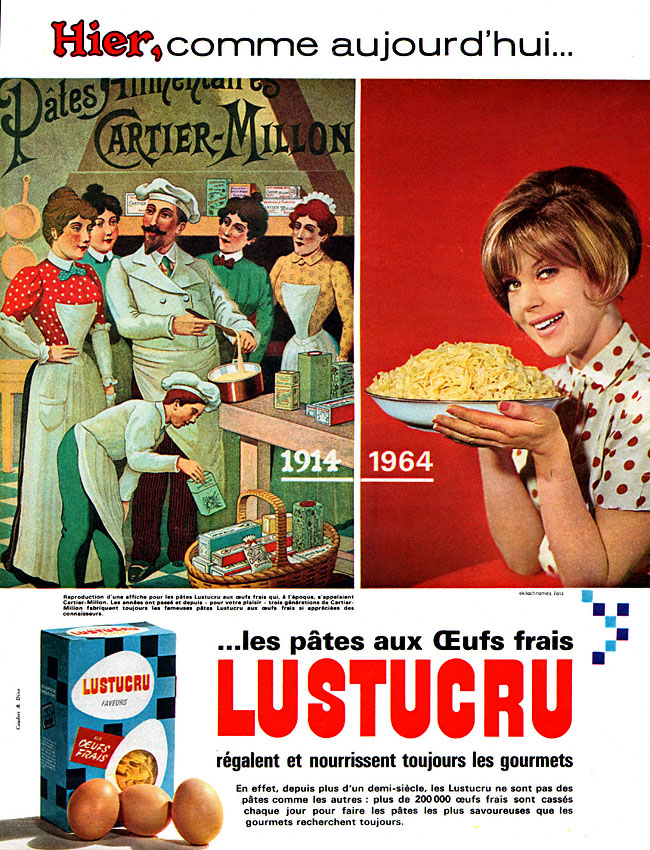 Publicité Lustucru 1964