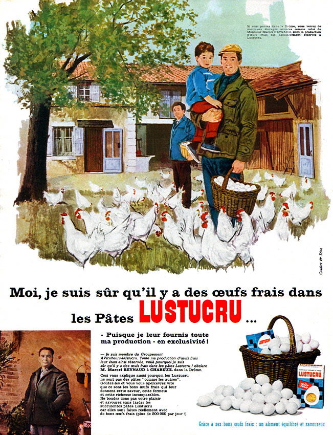 Publicité Lustucru 1966