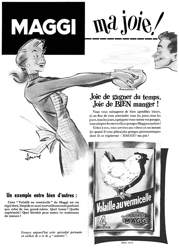 Publicité Maggi 1954