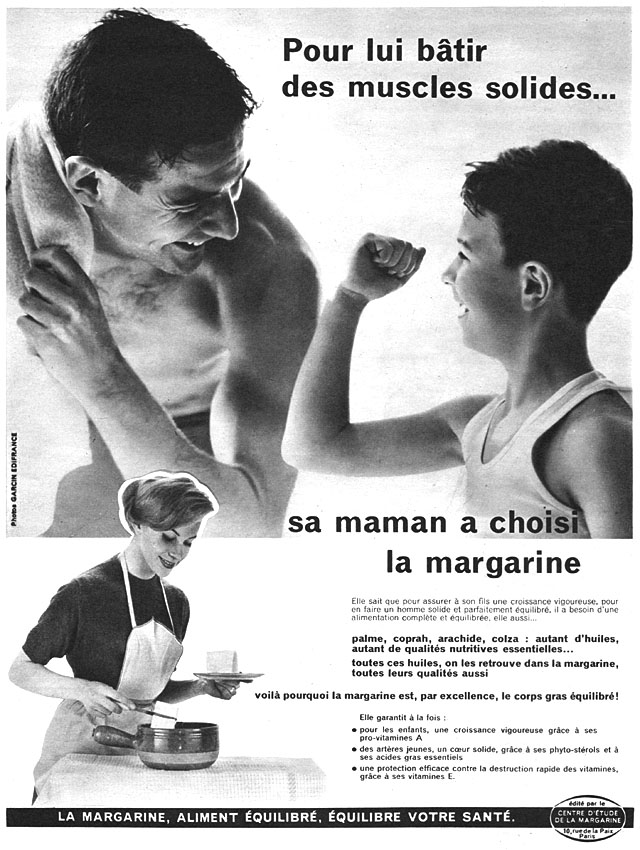 Publicité Margarine 1960