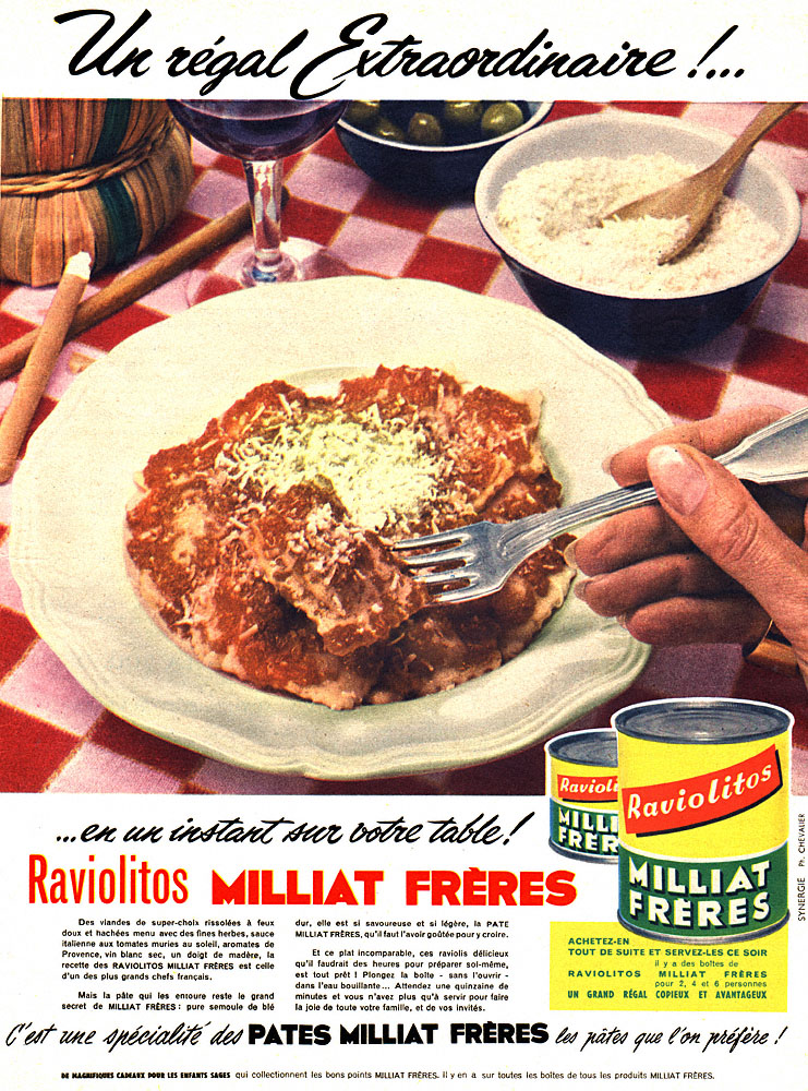 Publicité Milliat Frres 1956