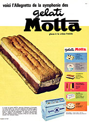 Publicit Motta 1961