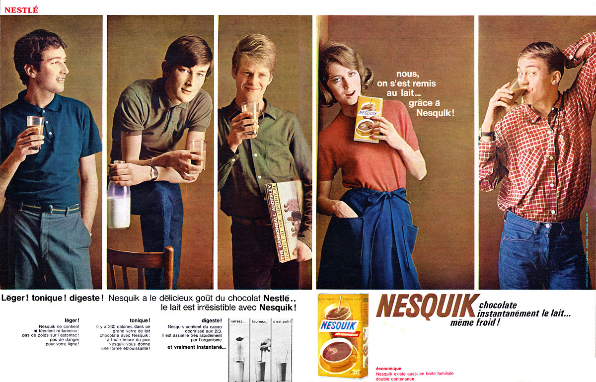 Publicité Nesquik 1963