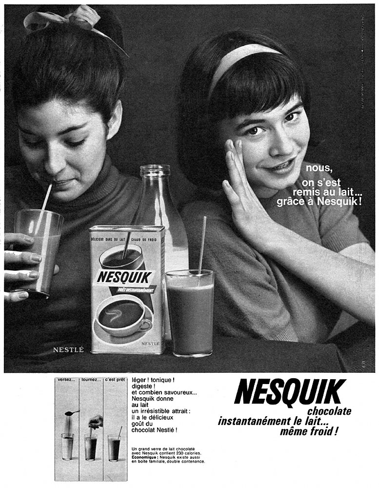 Publicité Nesquik 1963