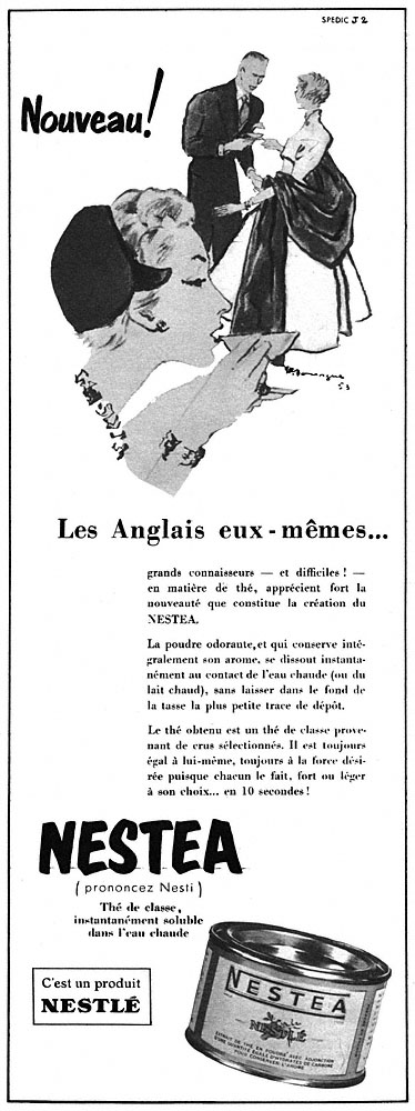 Publicité Nestl 1954