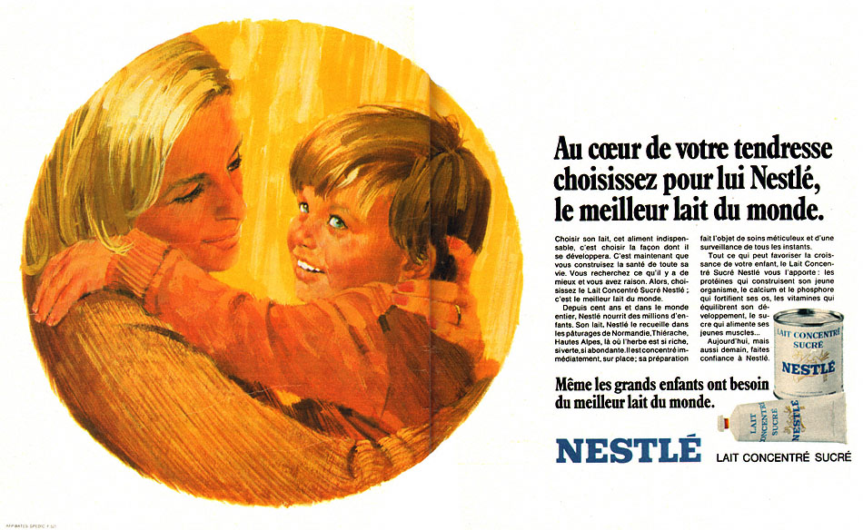 Publicité Nestl 1968